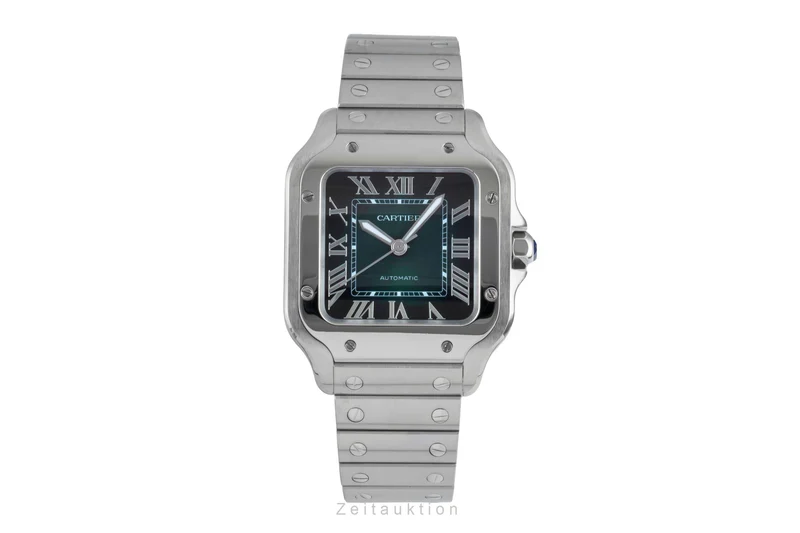 Cartier Santos steel automatic men's watch WSSA0061 LP: 8850EUR [2507164]