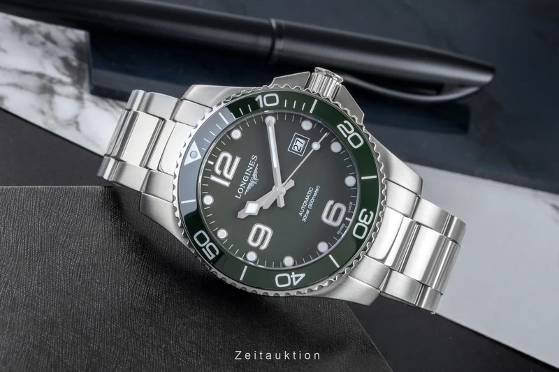 Longines Hydro Conquest steel automatic men's watch L3.782.4.06.6 [2506326]