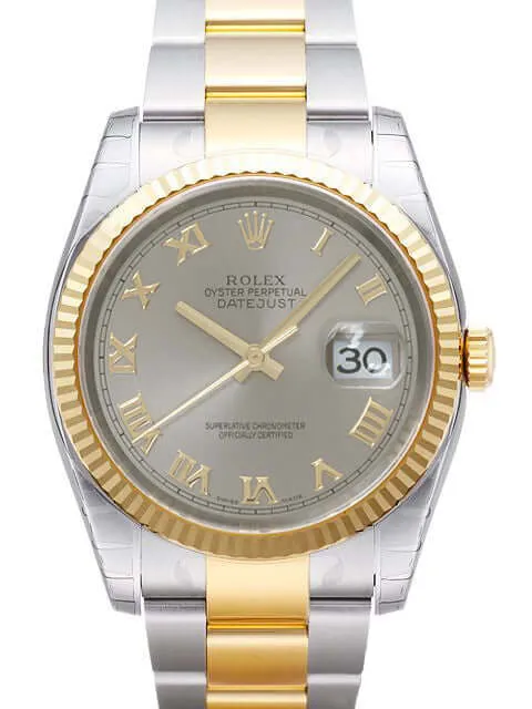 Rolex Datejust 36 116233 Stahlfarben Römisch