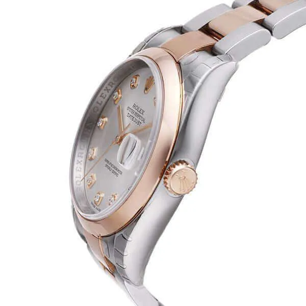 Rolex Datejust 36 116201 Silber Diamant