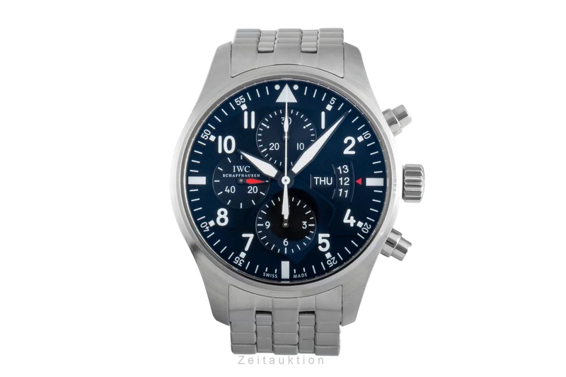 IWC Fliegerchronograph chronograph steel automatic men's watch IW377701 [2507056]