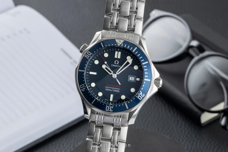 Omega Seamaster steel quartz men's watch 2221.80.00 [2506734]
