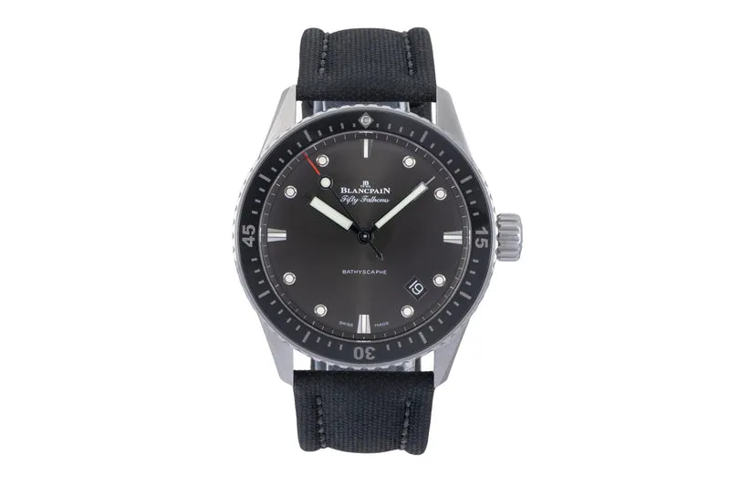 Blancpain Fifty Fathoms steel automatic men's watch 5000 1110 B52A LP: 12050EUR [2507523]
