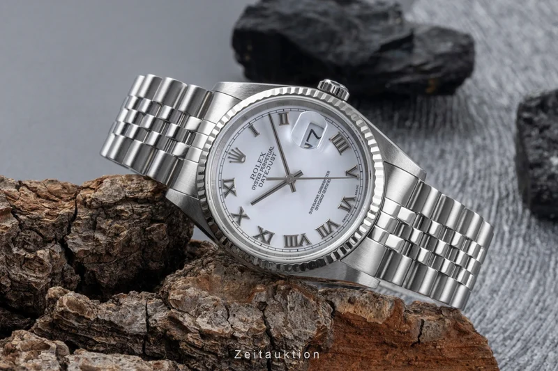 Rolex Datejust steel / white gold automatic men's watch 16234 [2507467]