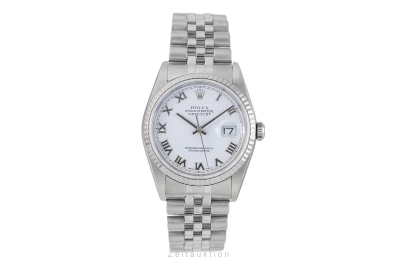 Rolex Datejust steel / white gold automatic men's watch 16234 [2507467]