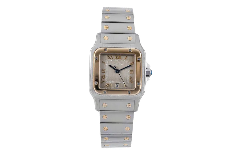 Cartier Santos steel / gold quartz unisex 1566 [2507215]