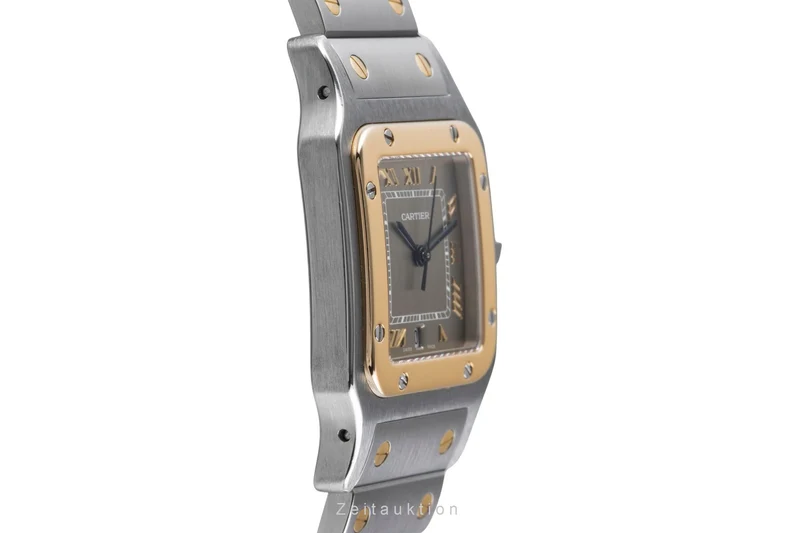 Cartier Santos steel / gold quartz unisex 1566 [2507215]