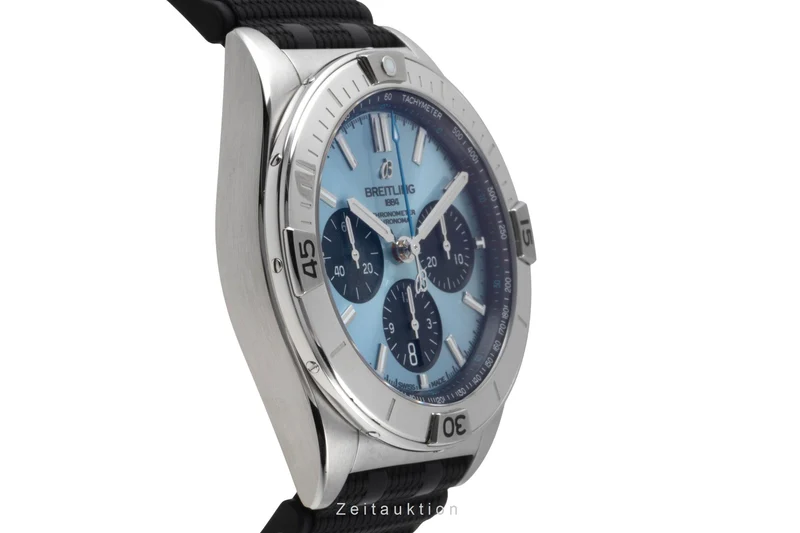 Breitling Chronomat chronograph steel / platinium automatic men's watch PB0134101C1S1 LP: 10600EUR [2505525]