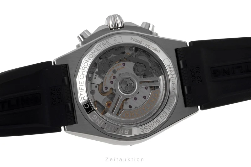 Breitling Chronomat chronograph steel / platinium automatic men's watch PB0134101C1S1 LP: 10600EUR [2505525]