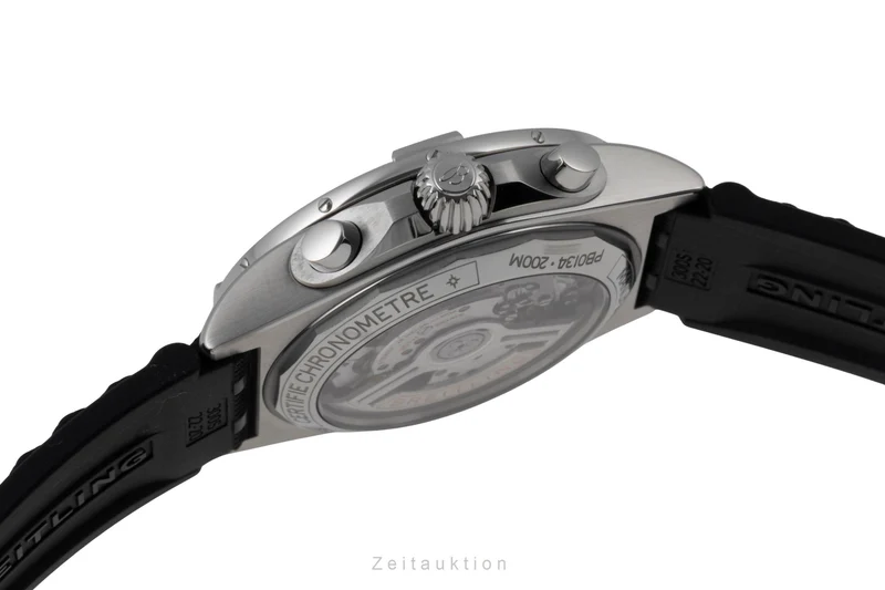 Breitling Chronomat chronograph steel / platinium automatic men's watch PB0134101C1S1 LP: 10600EUR [2505525]
