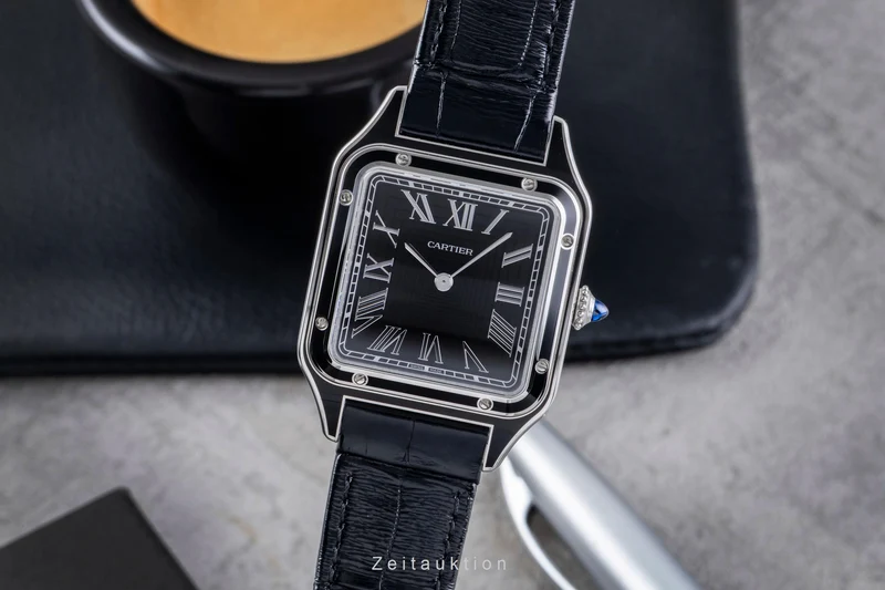 Cartier Santos Dumont steel manual winding men's watch WSSA0046 [2506349]