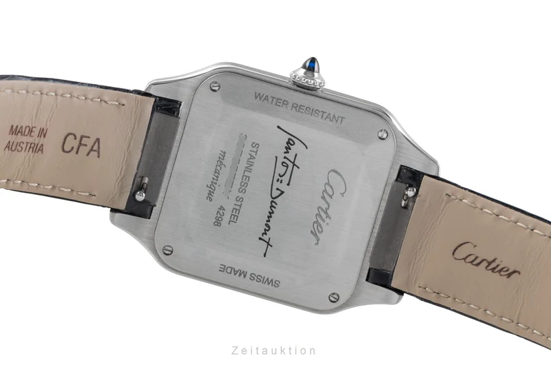 Cartier Santos Dumont steel manual winding men's watch WSSA0046 [2506349]