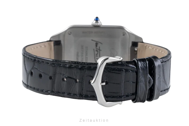 Cartier Santos Dumont steel manual winding men's watch WSSA0046 [2506349]