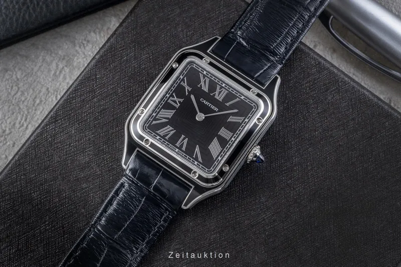 Cartier Santos Dumont steel manual winding men's watch WSSA0046 [2506349]