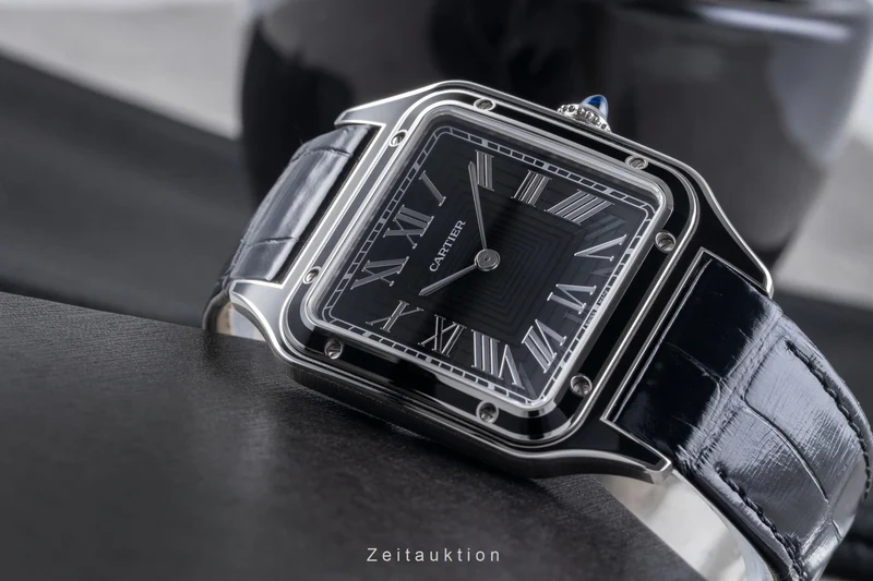 Cartier Santos Dumont steel manual winding men's watch WSSA0046 [2506349]