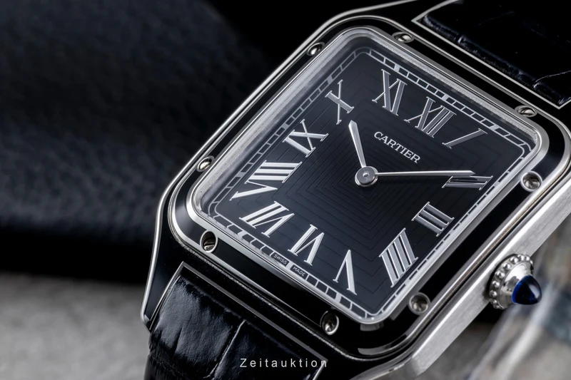 Cartier Santos Dumont steel manual winding men's watch WSSA0046 [2506349]