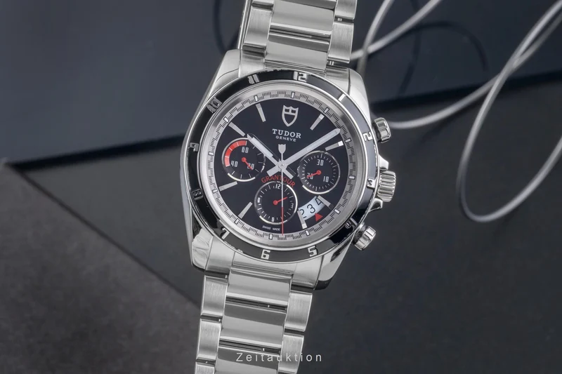 Tudor Grantour chronograph steel automatic men's watch 20530 [2505931]