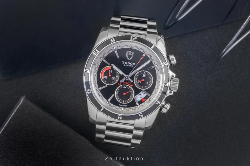 Tudor Grantour chronograph steel automatic men's watch 20530 [2505931]