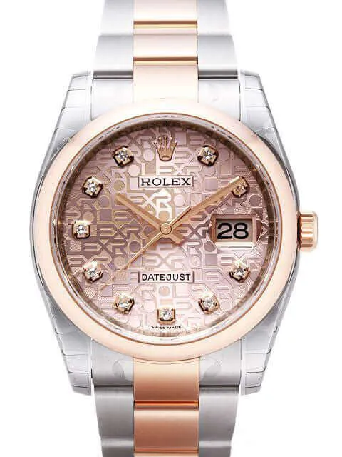 Rolex Datejust 36 116201 Pink Jubile Diamant