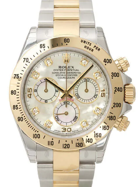 Rolex Daytona Cosmograph 40 116523 Perlmutt Diamant