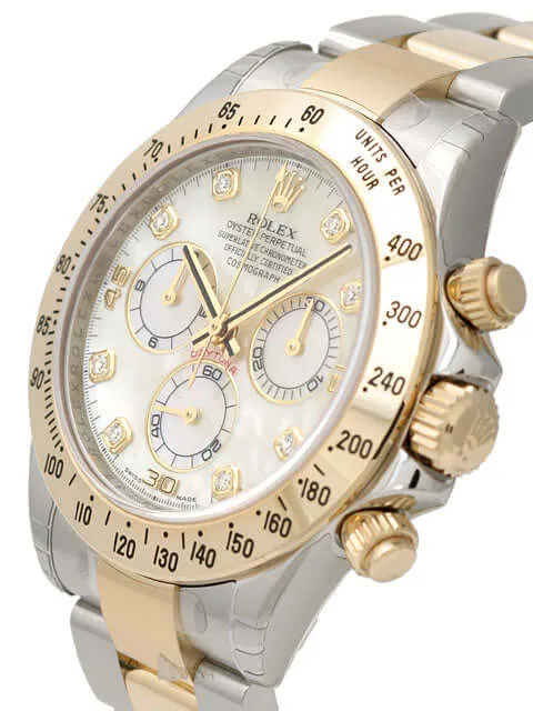 Rolex Daytona Cosmograph 40 116523 Perlmutt Diamant