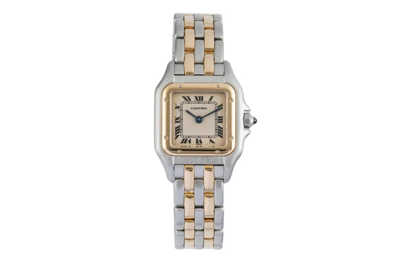 Cartier Panthere steel / gold quartz women's watch W25029B6 [2506887]