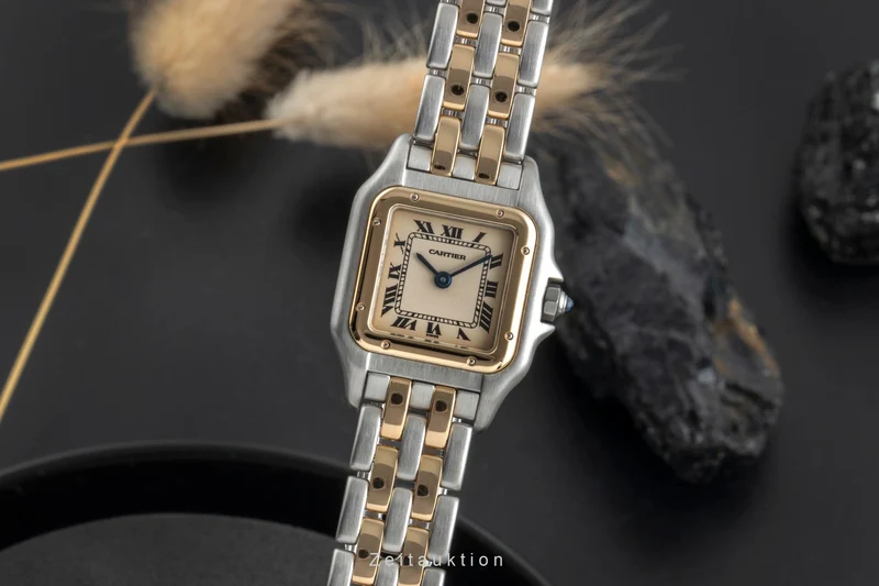 Cartier Panthere steel / gold quartz women's watch W25029B6 [2506887]