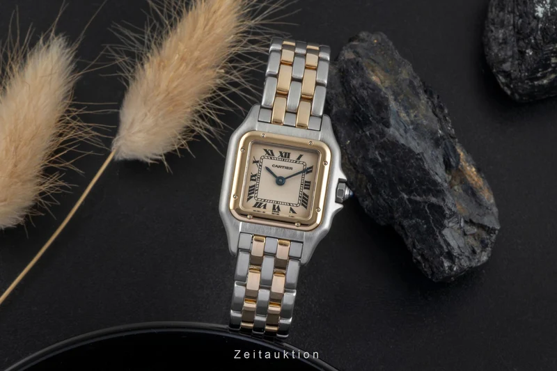 Cartier Panthere steel / gold quartz women's watch W25029B6 [2506887]
