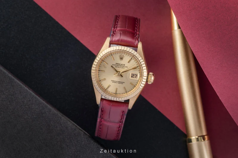 Rolex Datejust 18 ct gold automatic women's watch 6917 Vintage [2506971]