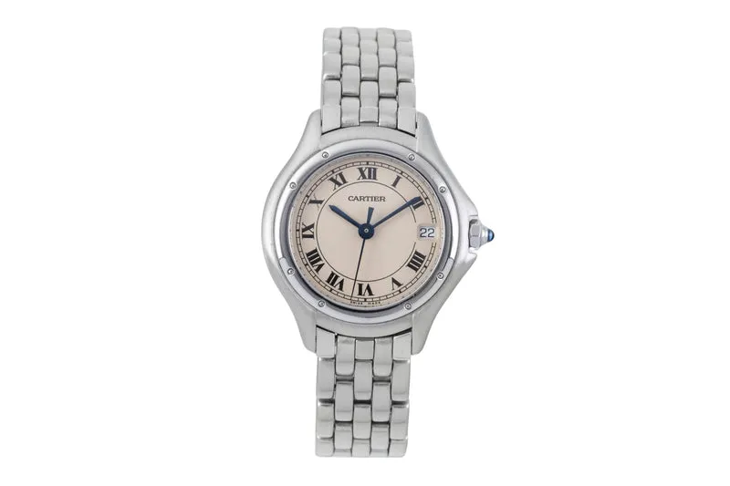 Cartier Cougar steel quartz women's watch W35001F5 [2506809]