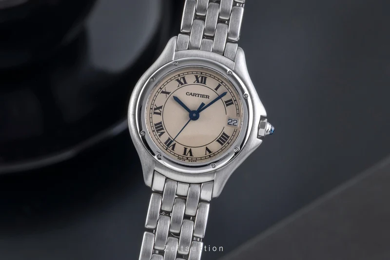 Cartier Cougar steel quartz women's watch W35001F5 [2506809]