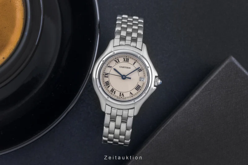Cartier Cougar steel quartz women's watch W35001F5 [2506809]