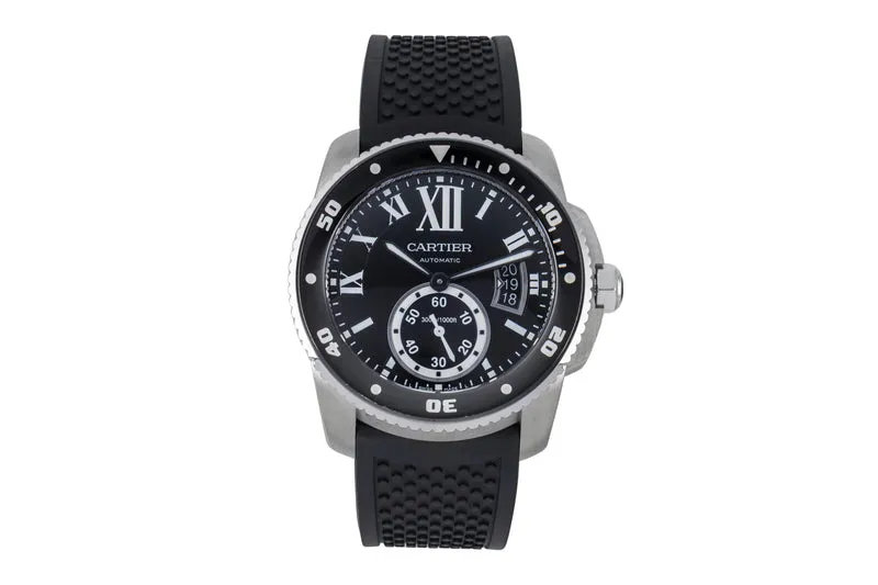 Cartier Calibre de Cartier steel automatic men's watch W7100056 [2506708]