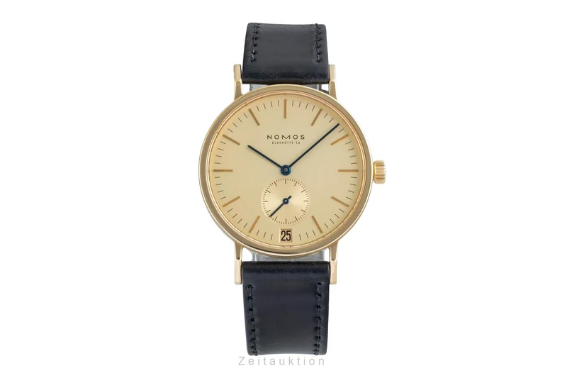 Nomos Tangente 18 ct gold manual winding men's watch Tangente Gold Index Datum [2505847]
