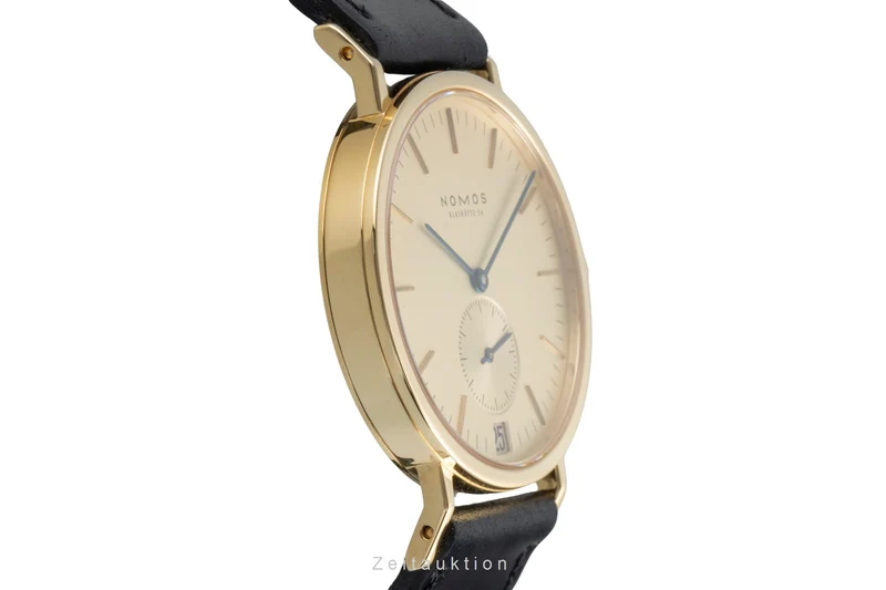 Nomos Tangente 18 ct gold manual winding men's watch Tangente Gold Index Datum [2505847]