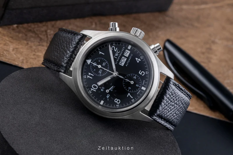 IWC Fliegerchronograph chronograph steel automatic men's watch IW370603 LP: 7700EUR [2505401]