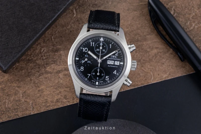 IWC Fliegerchronograph chronograph steel automatic men's watch IW370603 LP: 7700EUR [2505401]