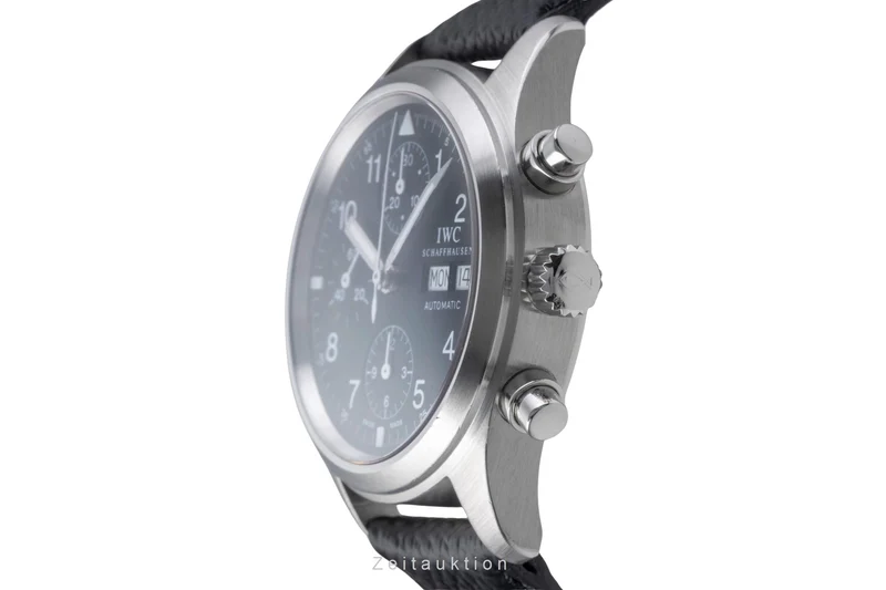 IWC Fliegerchronograph chronograph steel automatic men's watch IW370603 LP: 7700EUR [2505401]