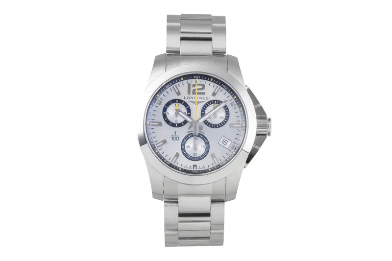 Longines Conquest chronograph steel quartz men's watch L3.700.4.78.6 [2506444]