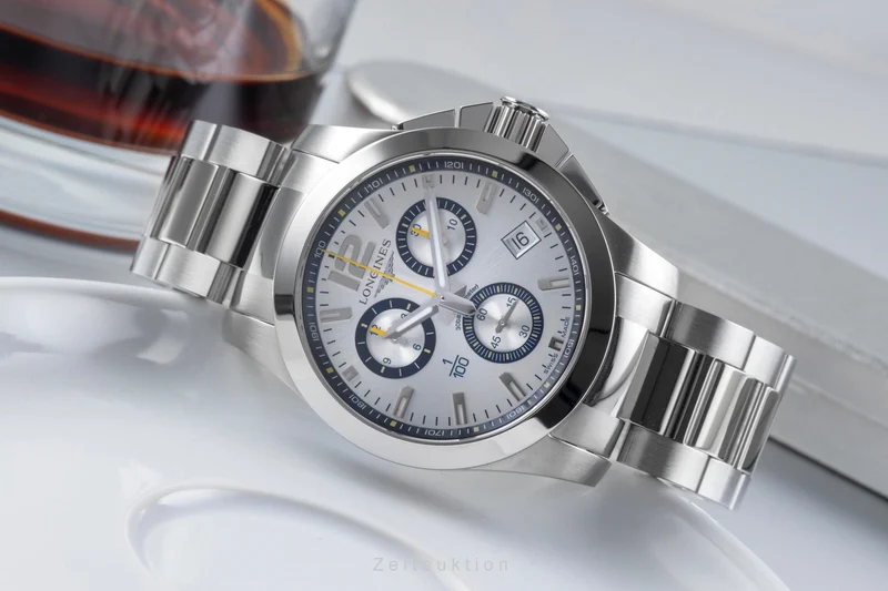 Longines Conquest chronograph steel quartz men's watch L3.700.4.78.6 [2506444]