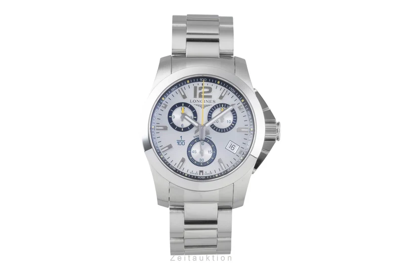 Longines Conquest chronograph steel quartz men's watch L3.700.4.78.6 [2506444]