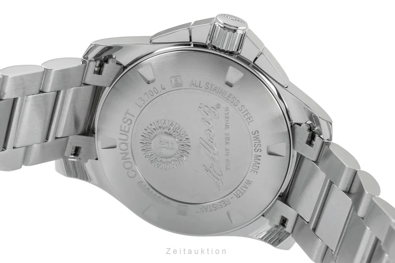 Longines Conquest chronograph steel quartz men's watch L3.700.4.78.6 [2506444]