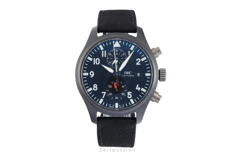 IWC Pilot chronograph ceramic / titanium automatic men's watch IW389001 LP: 9900EUR [2506356]