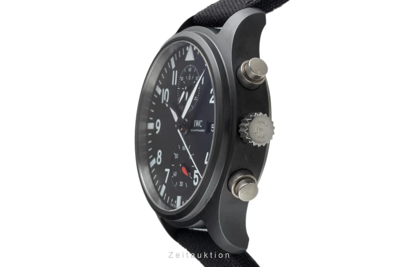 IWC Pilot chronograph ceramic / titanium automatic men's watch IW389001 LP: 9900EUR [2506356]