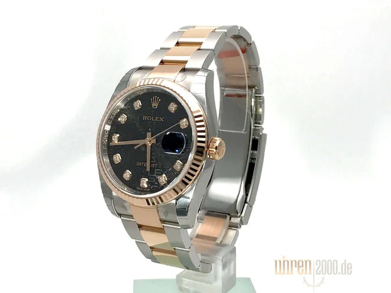 Rolex Datejust 36 116231 Schwarz Jubile Diamant