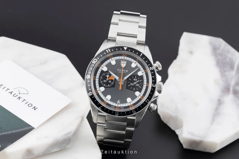 Tudor Heritage Chronograph chronograph steel automatic men's watch 70330N [2506821]