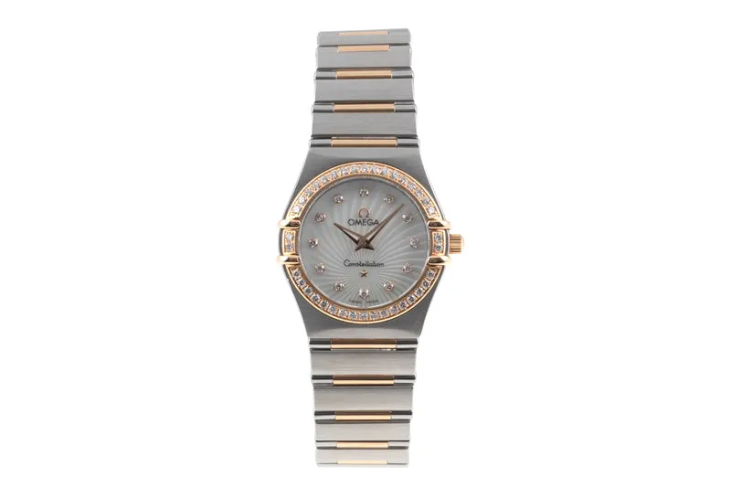 Omega Constellation steel / gold quartz women's watch 111.25.26.60.55.001 LP: 9900EUR [2506703]
