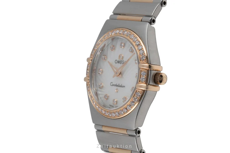 Omega Constellation steel / gold quartz women's watch 111.25.26.60.55.001 LP: 9900EUR [2506703]