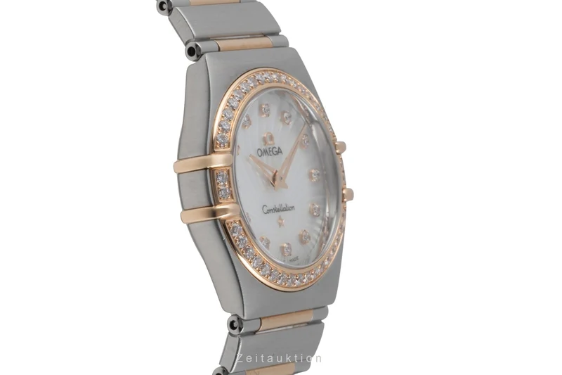 Omega Constellation steel / gold quartz women's watch 111.25.26.60.55.001 LP: 9900EUR [2506703]