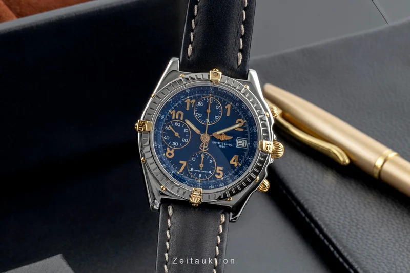 Breitling Chronomat chronograph steel / gold automatic men's watch B13050.1 [2506540]